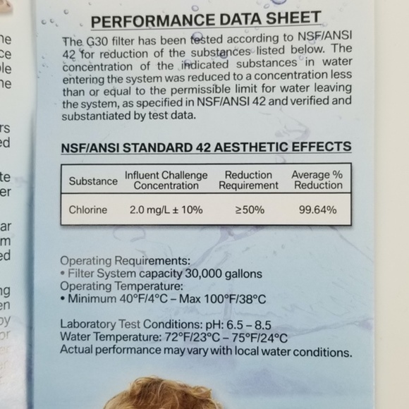 Paragon Countertop Water Filter clean & Pure G30 New in Pack White - Picture 4 of 8
